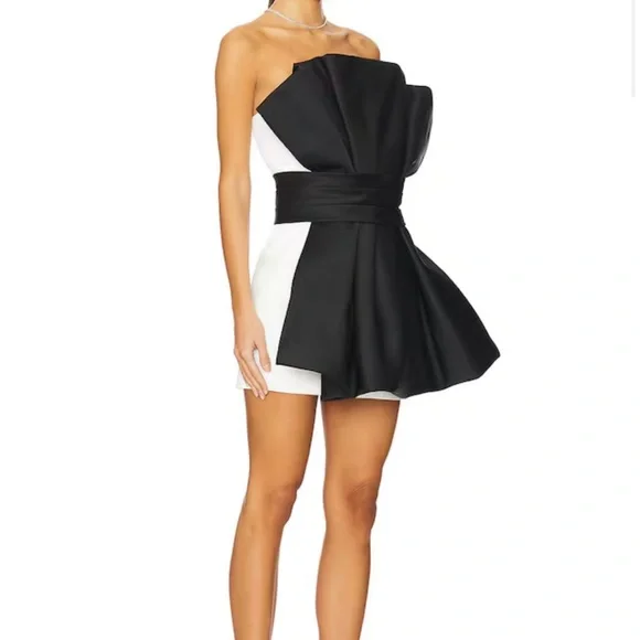 Retrofete Black Mini Dress - Picture 4 of 5